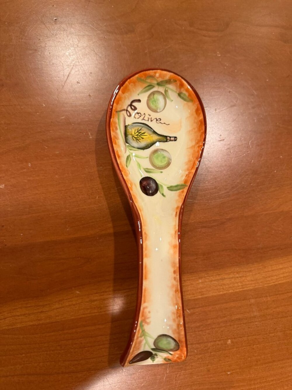 LIMITED EDITION D'LUSSO DESIGNS COUTURE OLIVE SPOON REST